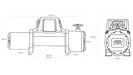 12 V ELEKTRIČNI VINČ DWM 12000 HD - 5443 kg