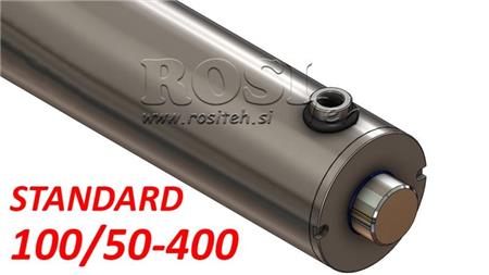 STANDARDOWY CYLINDER HYDRAULICZNY 100/50-400