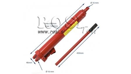 CYLINDER HYDRAULICZNY 8Ton Z RĘCZNĄ POMPĄ SKOK 510 mm