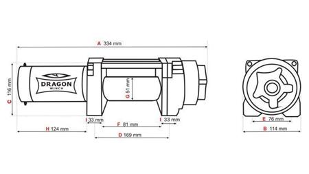 12 V ELEKTRICKÝ VYHÝBACÍ ZDVIHÁK DWH 4500 HD - 2041 kg