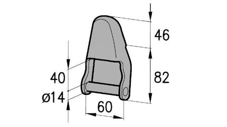 PORTA CON MASCHIO