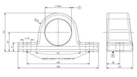 PORTA CILINDRO TELESCOPICO FI50