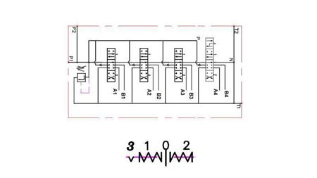 DIAGRAMA DE CABLEADO 4xP40 FLOTANTE