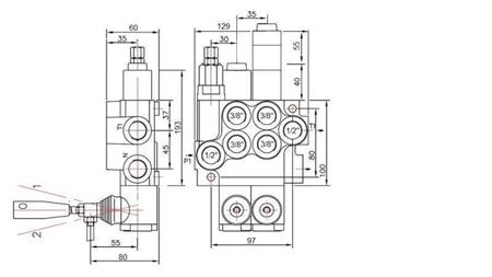 HYDRAULISK VENTIL 2xP40 FLYDENDE