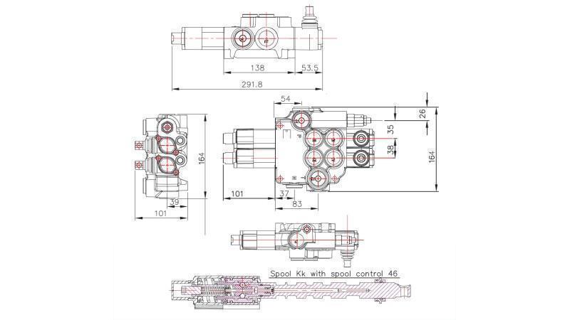 HYDRAULICKÝ VENTIL 2XZ80 2AK31A31GKZ