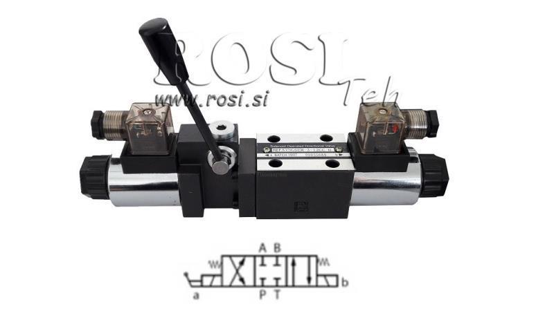 HIDRAULSKI RUČNI I ELEKTROMAGNETSKI VENTIL CETOP 12/24/230V N1