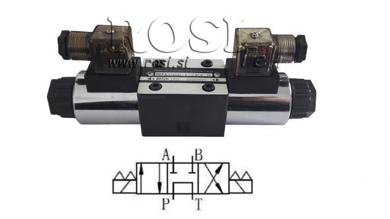 HYDRAULICKÝ ELEKTROMAGNETICKÝ VENTIL CETOP 3 12/24/230V N2