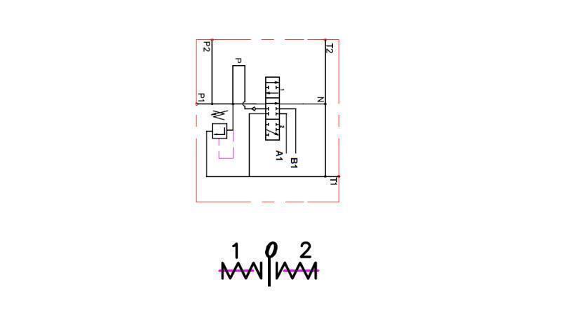 DIAGRAMA DE CABLEADO 1xP40 UNIDIRECCIONAL B1