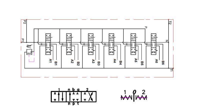 diagrama de cableado 6xP40