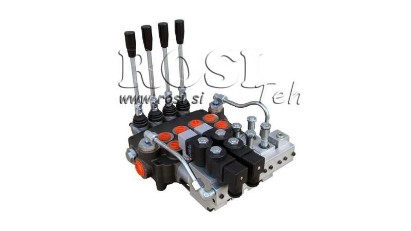 HIDRAULSKI VENTIL 4xP80 - EO 12V